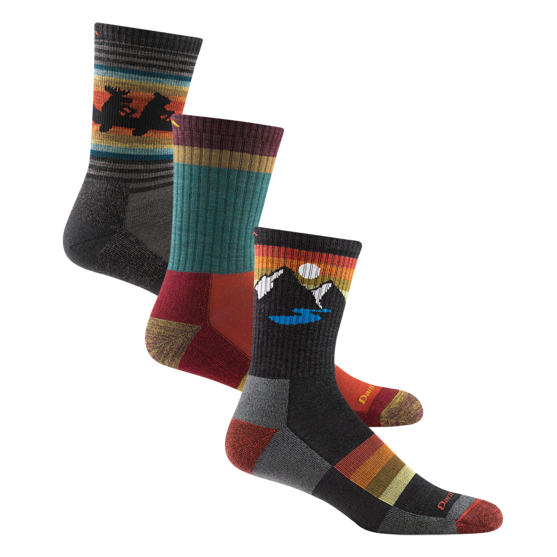 darn tough Men's Hike Micro Crew 3-Pack