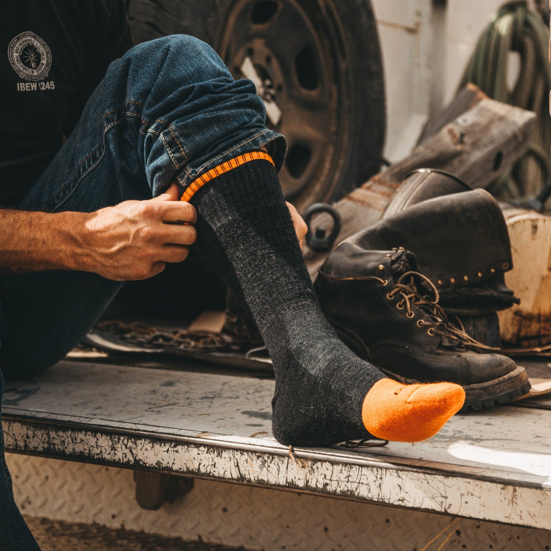 Men's Steely Boot Work Sock 3-Pack – Darn Tough