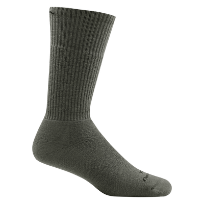 Studio image of T4022 boot tactical sock in foliage green.