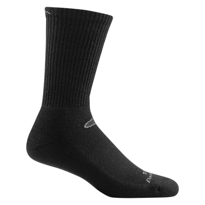 Unisex Micro Crew socks in Black