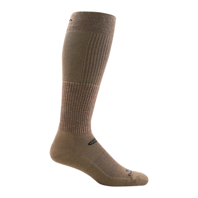 T3006 Over-the-Calf Lightweight Tactical Sock with Cushion in Taupe