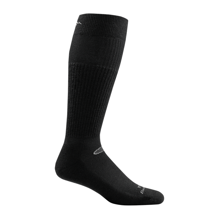 T3005 Mid-Calf Lightweight Tactical Sock with Cushion in Black