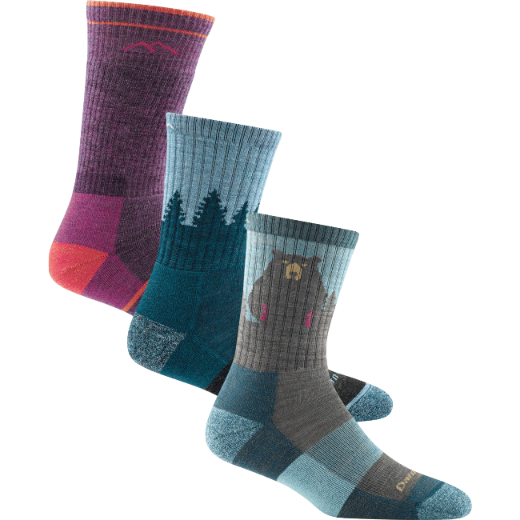 darn tough Women's Hiker Cushion Quiver 3-Pack