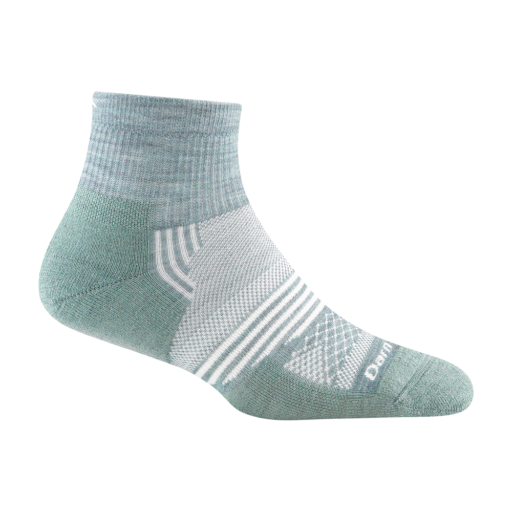 Women's Element Quarter Lightweight Athletic Sock in seafoam