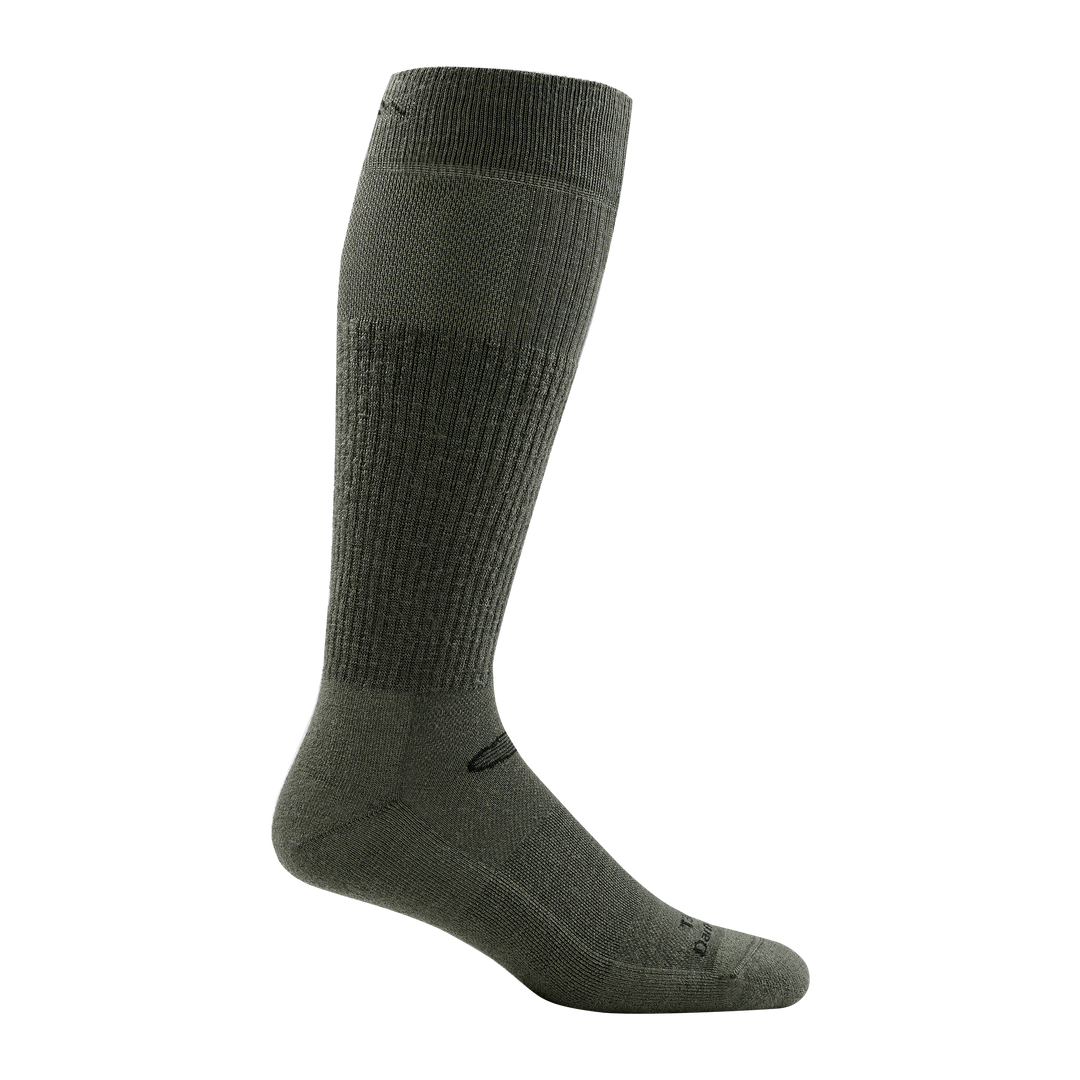 T3005 Mid-Calf Lightweight Tactical Sock with Cushion in Green