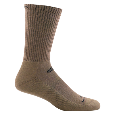 Unisex Micro Crew socks in khaki