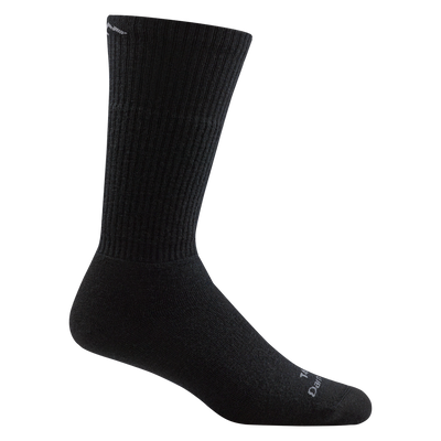 Studio image of T4022 tactical boot sock in black.